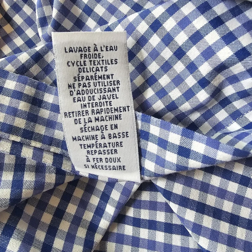 Polo Ralph‎ Lauren Shirt Men XL Plaid Performance Button Down Gingham Check EUC